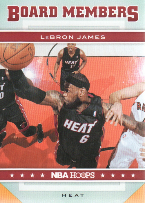2012-13 Hoops Board Members #18 LeBron James