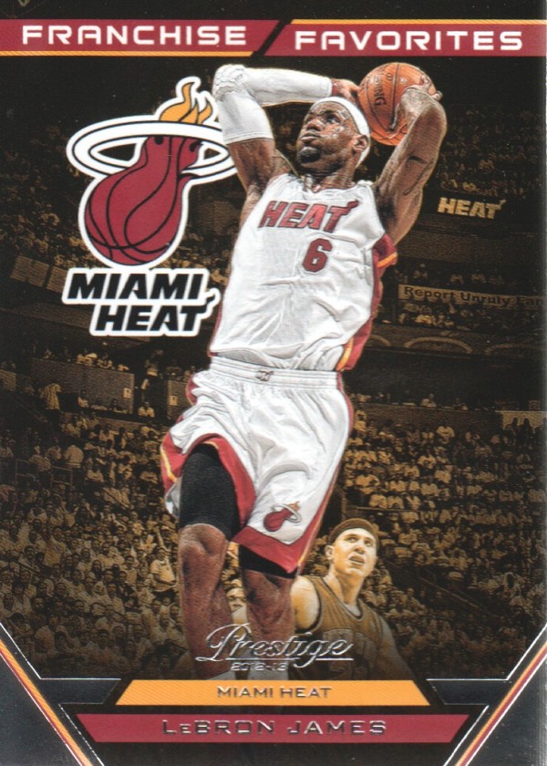 2012-13 Prestige Franchise Favorites #6 LeBron James