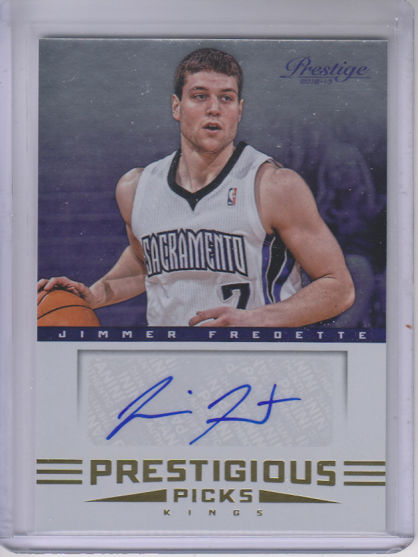 2012-13 Prestige Prestigious Picks Signatures #9 Jimmer Fredette
