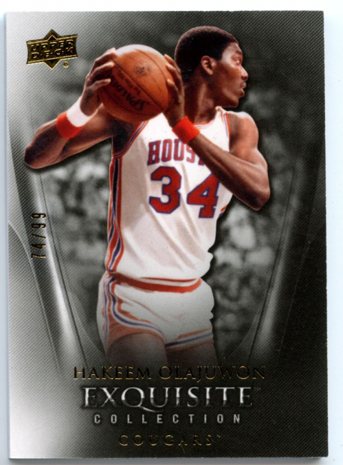 2011-12 Exquisite Collection #12 Hakeem Olajuwon