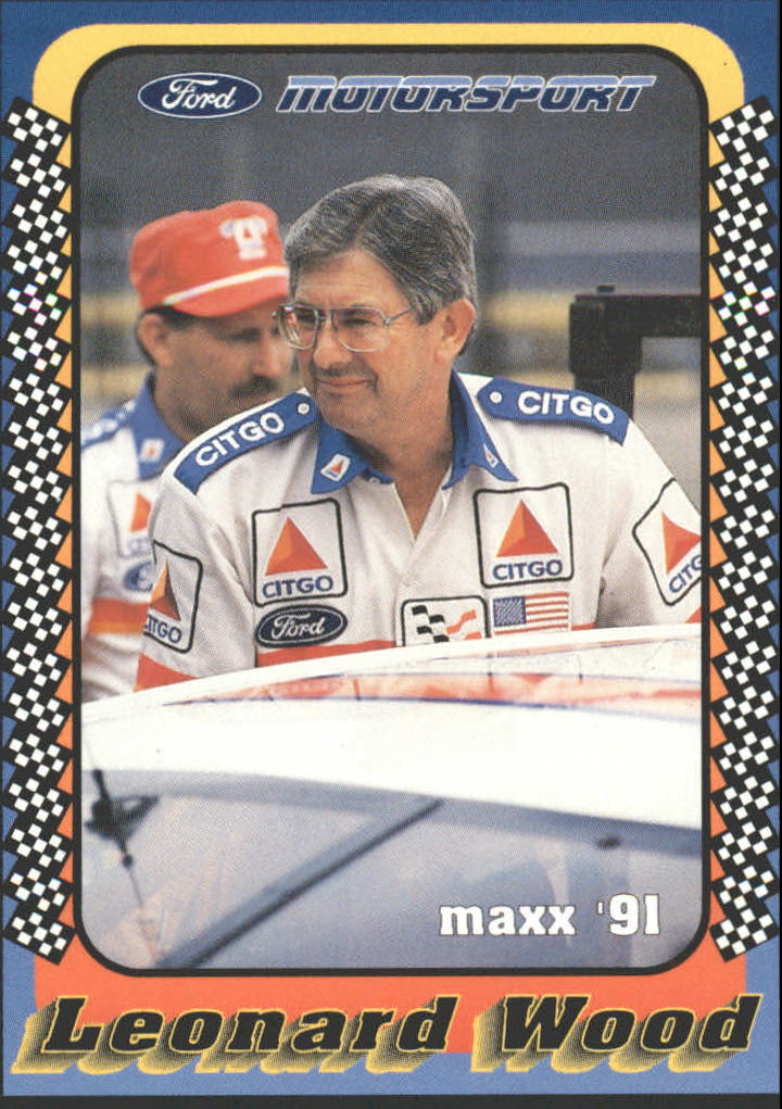 1991 Maxx Motorsport #25 Leonard Wood