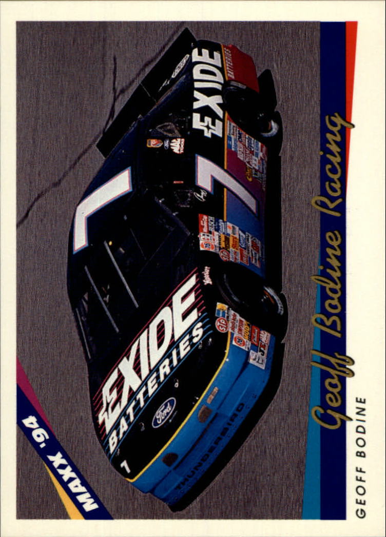 1994 Maxx #67 Geoff Bodine's Car