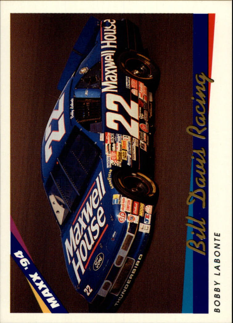 1994 Maxx #74 Bobby Labonte's Car