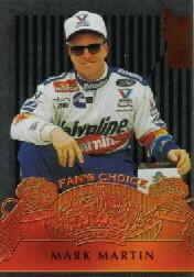 1995 VIP Fan's Choice #FC6 Mark Martin