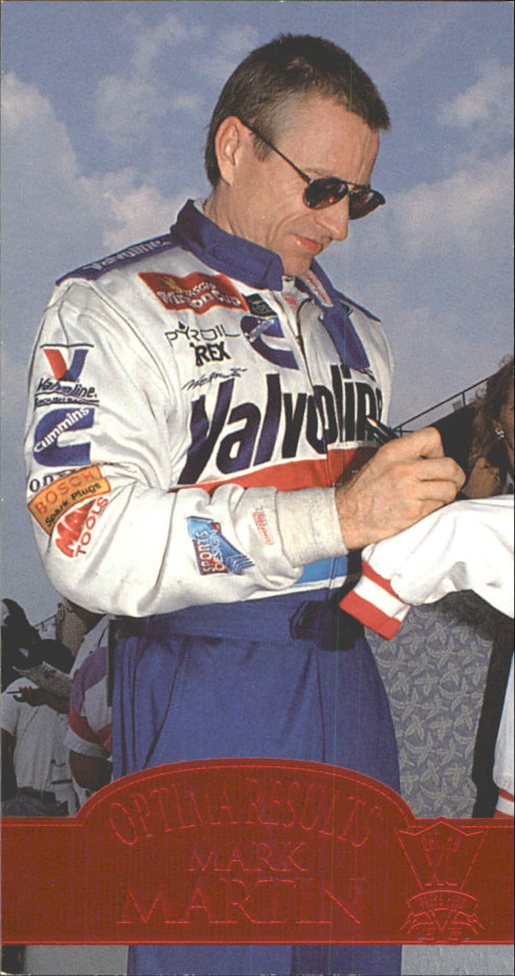 1995 Press Pass Optima XL Red Hot #58 Mark Martin