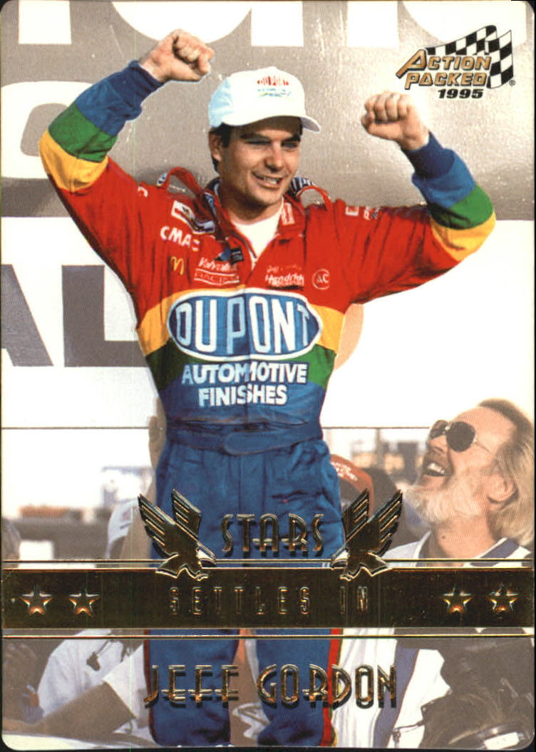 1995 Action Packed Stars #62 Jeff Gordon PP