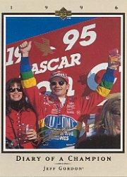 1996 Upper Deck Road To The Cup Diary of a Champion #DC1 Jeff Gordon