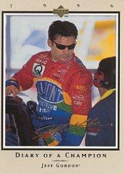 1996 Upper Deck Road To The Cup Diary of a Champion #DC5 Jeff Gordon