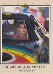 1996 Upper Deck Road To The Cup Diary of a Champion #DC10 Jeff Gordon