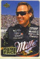 1996 Upper Deck Road To The Cup Game Face #GF2 Rusty Wallace