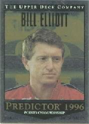 1996 Upper Deck Road To The Cup Predictor Points #PP7 Bill Elliott