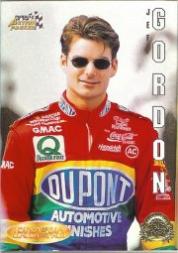 1996 Action Packed Credentials Leaders of the Pack #6 Jeff Gordon