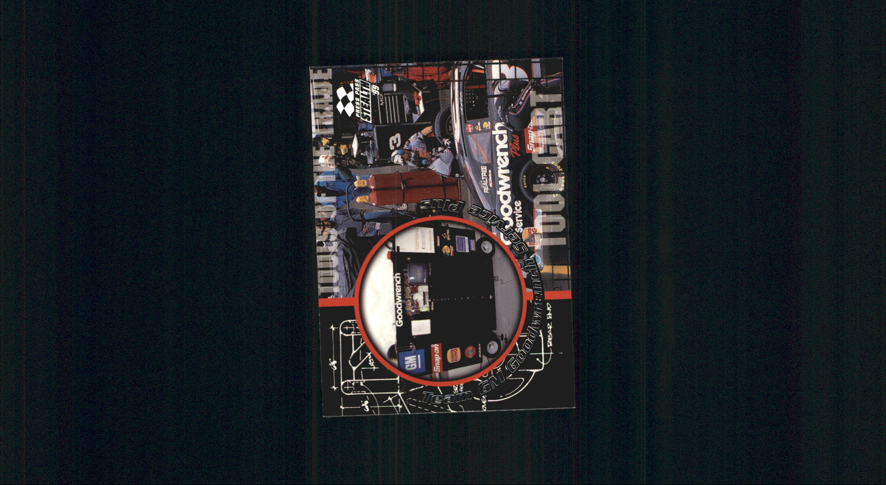 1999 Press Pass Stealth #53 Goodwrench Tool Cart TT