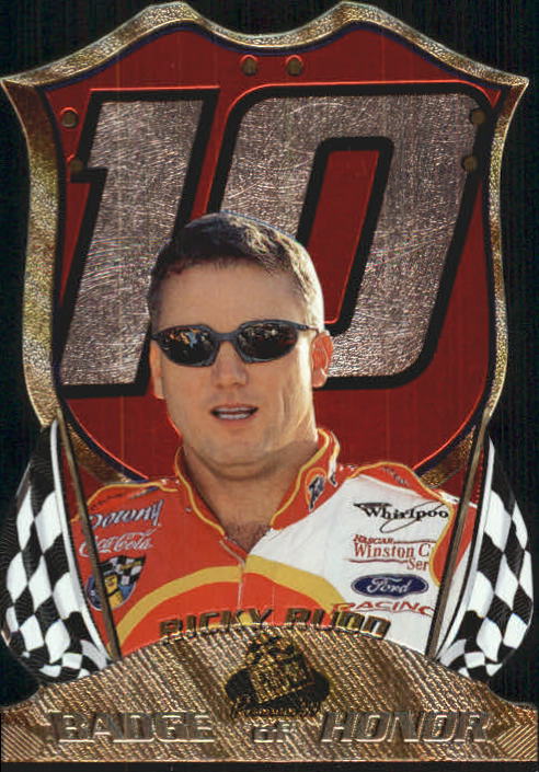 1999 Press Pass Premium Badge of Honor #BH6 Ricky Rudd