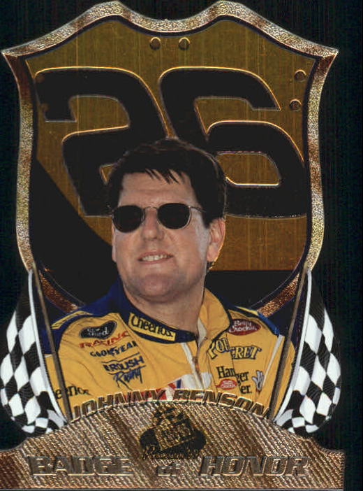 1999 Press Pass Premium Badge of Honor #BH8 Johnny Benson