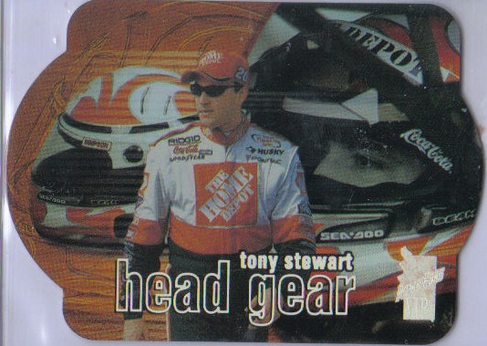 2000 VIP Head Gear Explosives Laser Die Cuts #HG3 Tony Stewart