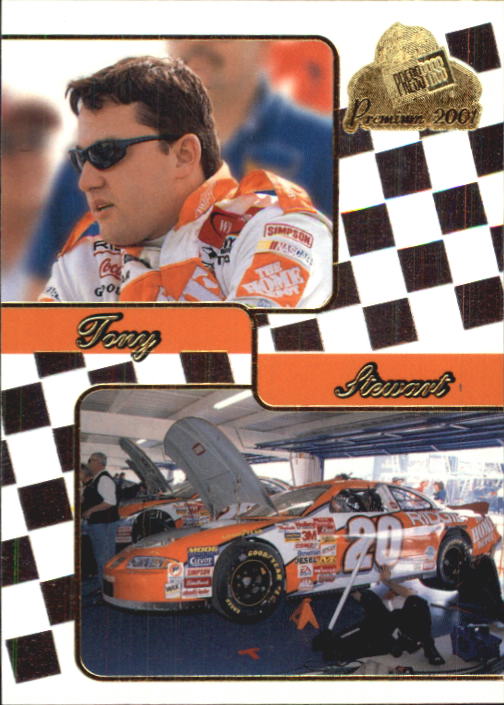2001 Press Pass Premium #35 Tony Stewart