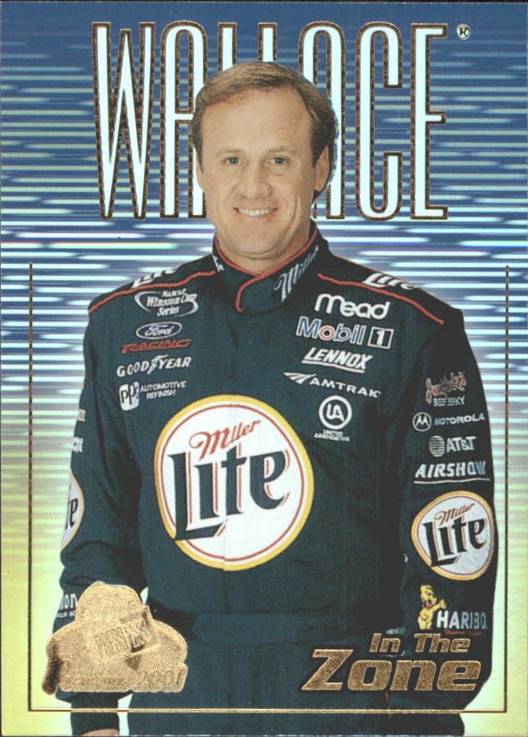 2001 Press Pass Premium In The Zone #IZ12 Rusty Wallace