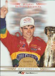 2001 Super Shots Hendrick Motorsports #H8 Jeff Gordon