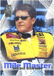 2001 VIP Mile Masters Transparent #MM7 Ward Burton