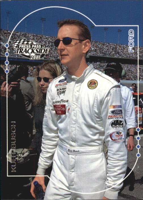 2001 Press Pass Trackside #18 Kurt Busch CRC