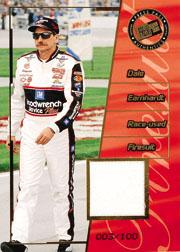 2001 Press Pass Premium Race Used Firesuit Drivers #FD3 Dale Earnhardt