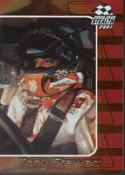 2001 Press Pass Stealth Holofoils #24 Tony Stewart