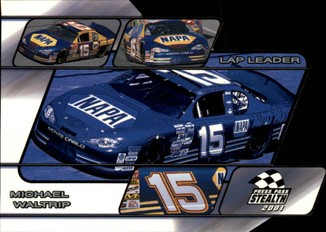 2001 Press Pass Stealth Lap Leaders #LL23 Michael Waltrip's Car