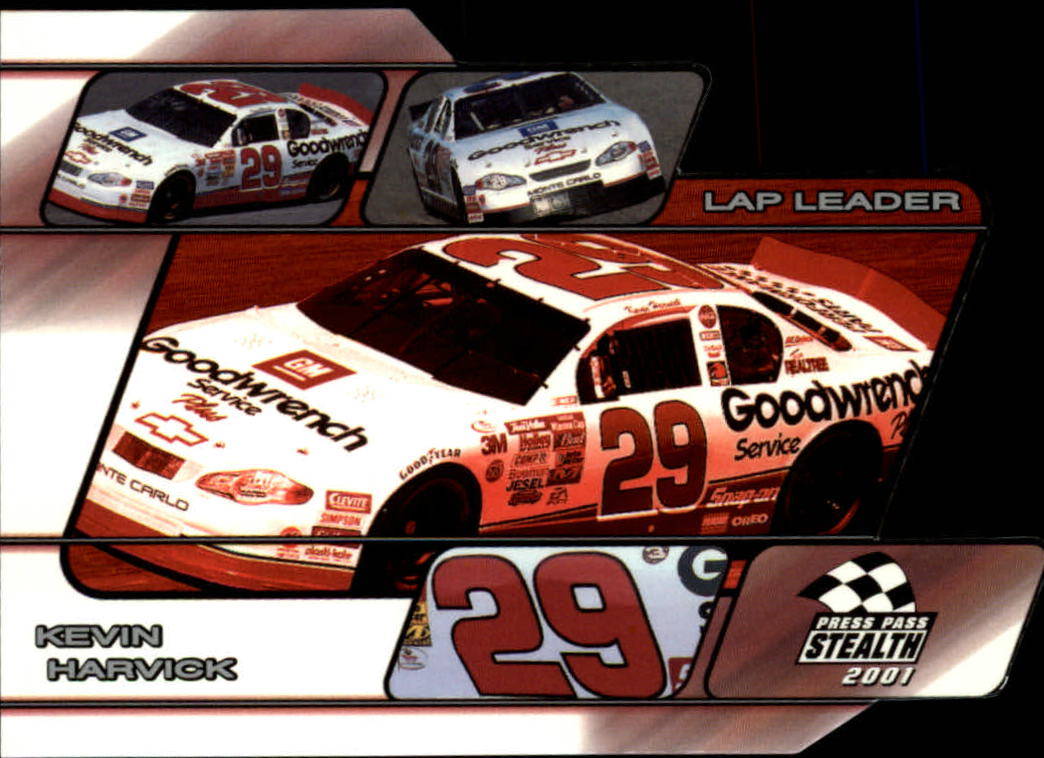2001 Press Pass Stealth Lap Leaders #LL30 Kevin Harvick's Car
