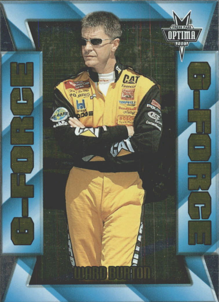 2001 Press Pass Optima G Force #GF2 Ward Burton