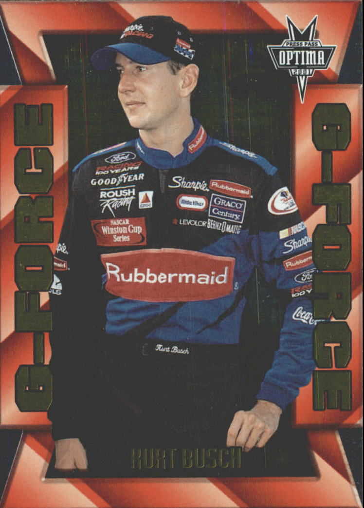 2001 Press Pass Optima G Force #GF3 Kurt Busch