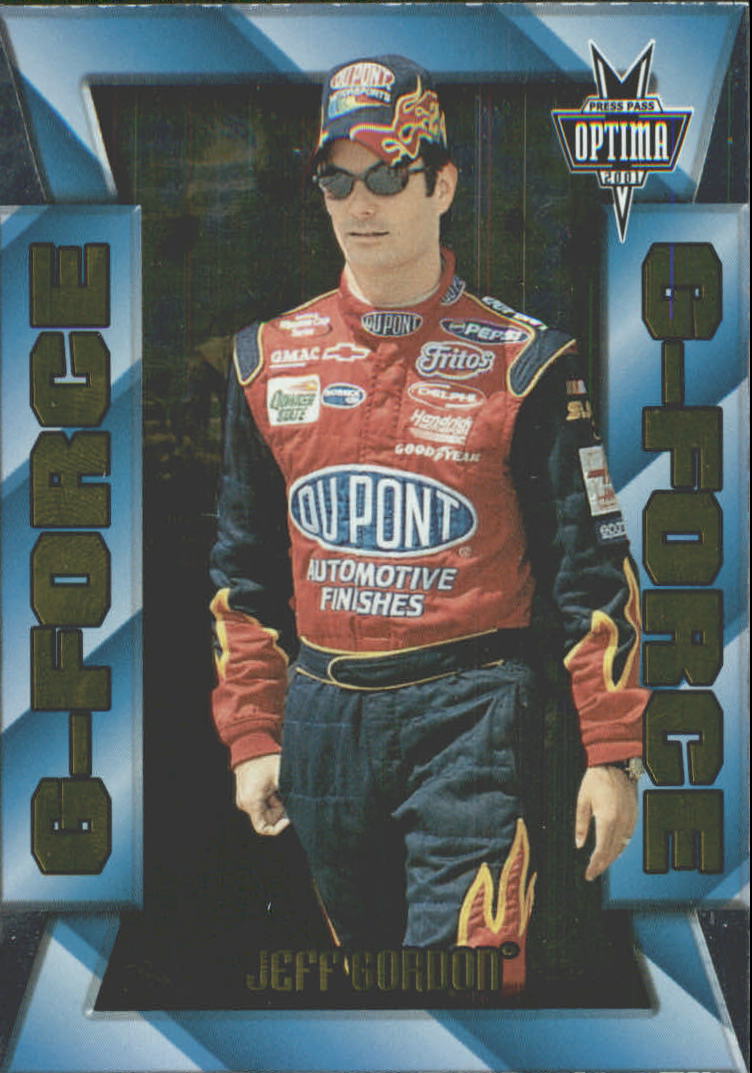 2001 Press Pass Optima G Force #GF5 Jeff Gordon