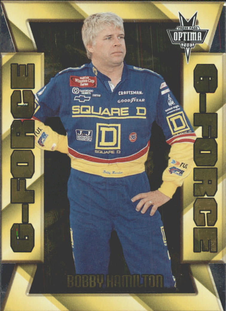2001 Press Pass Optima G Force #GF6 Bobby Hamilton
