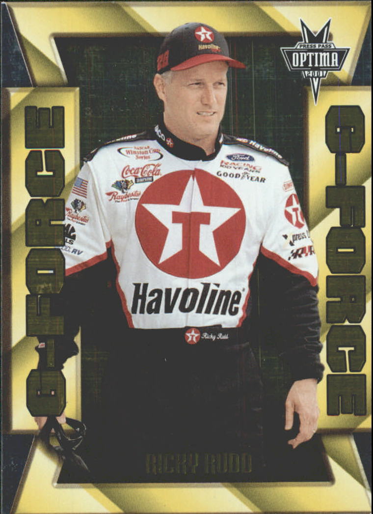 2001 Press Pass Optima G Force #GF20 Ricky Rudd