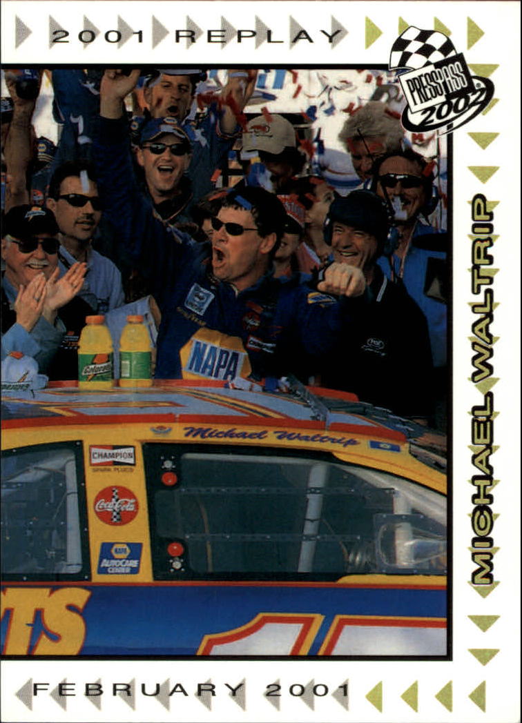 2002 Press Pass Platinum #64 Michael Waltrip REP