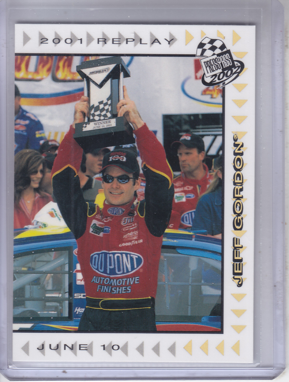 2002 Press Pass Platinum #66 Jeff Gordon REP