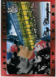 2002 Press Pass Cup Chase Prizes #CC18 Jeff Gordon WC Champ