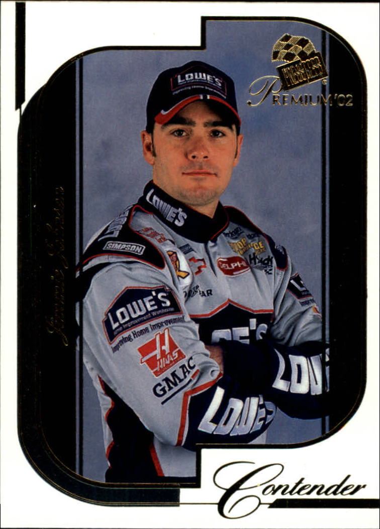 2002 Press Pass Premium #13 Jimmie Johnson CRC