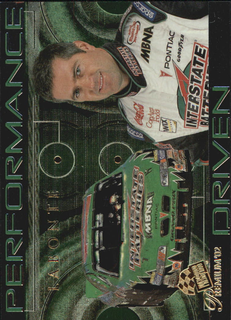 2002 Press Pass Premium Performance Driven #PD5 Bobby Labonte
