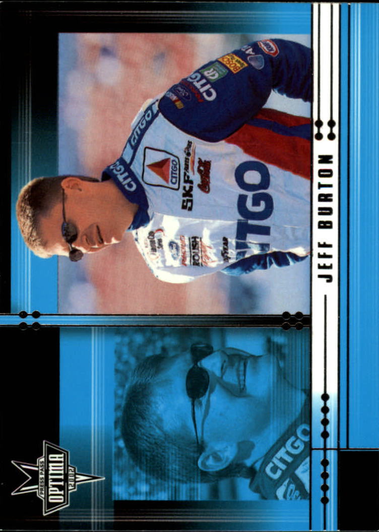 2002 Press Pass Optima #3 Jeff Burton