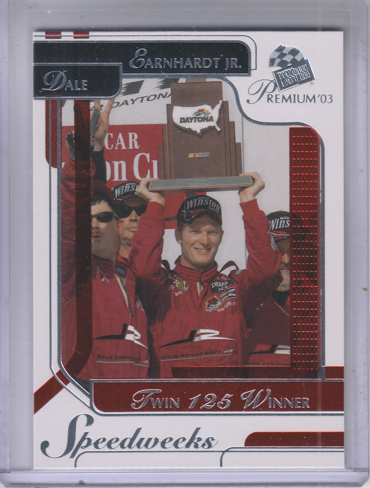 2003 Press Pass Premium Red Reflectors #46 Dale Earnhardt Jr.