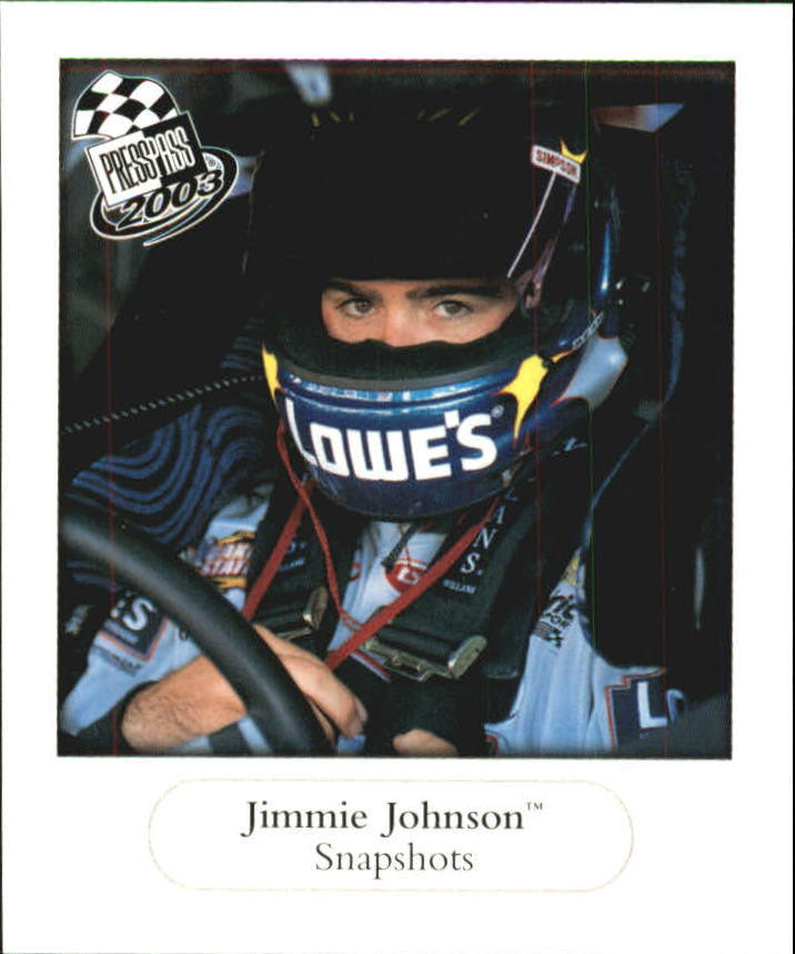 2003 Press Pass Snapshots #SN11 Jimmie Johnson