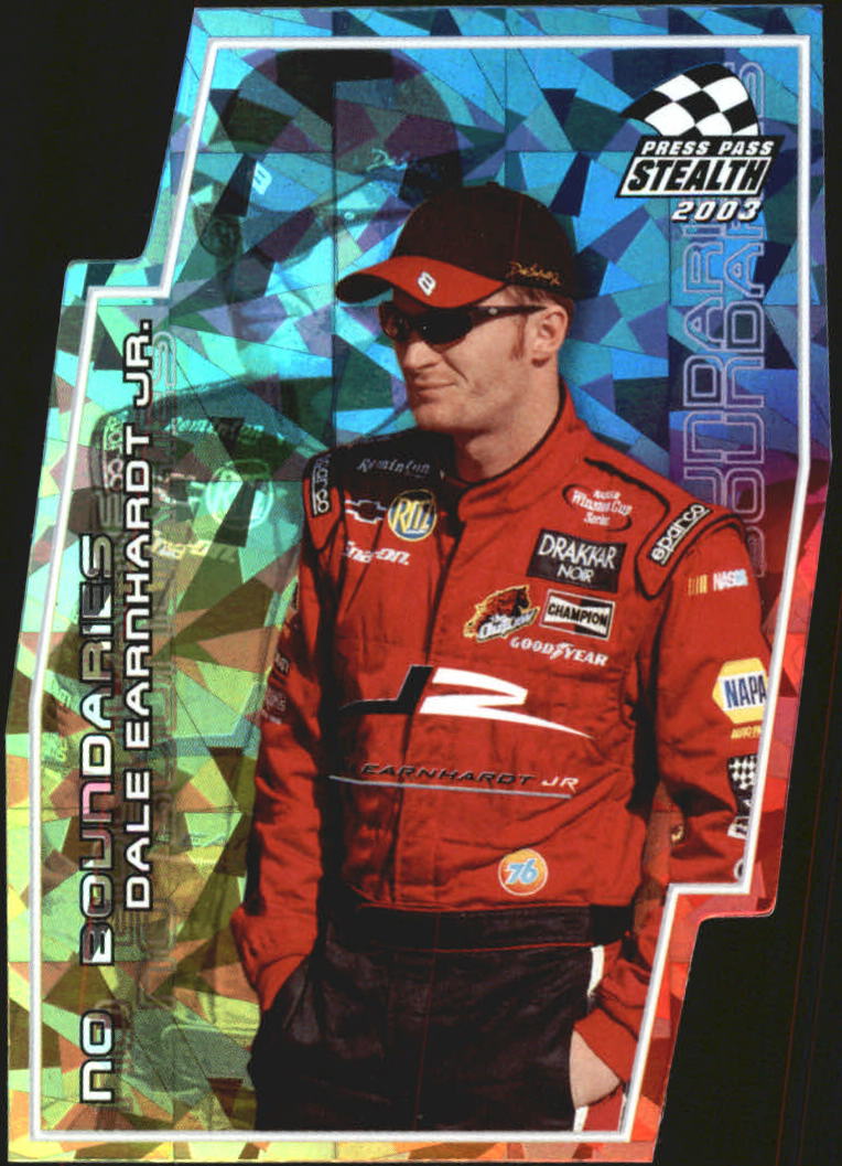 2003 Press Pass Stealth No Boundaries #NB11 Dale Earnhardt Jr.