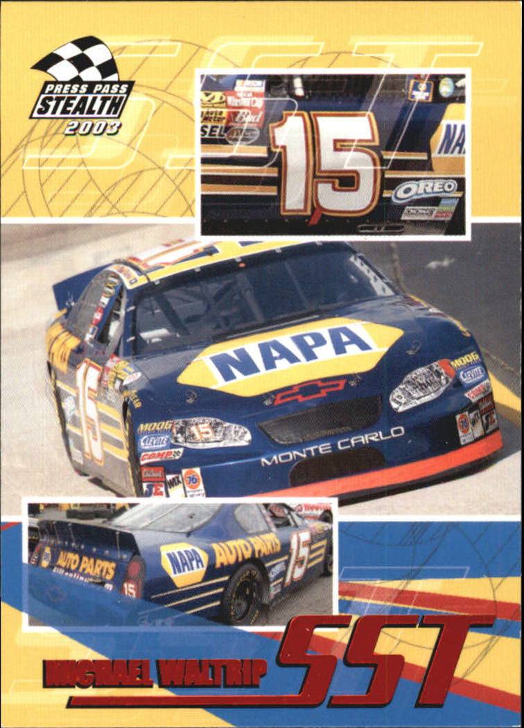 2003 Press Pass Stealth Red #P59 Michael Waltrip SST