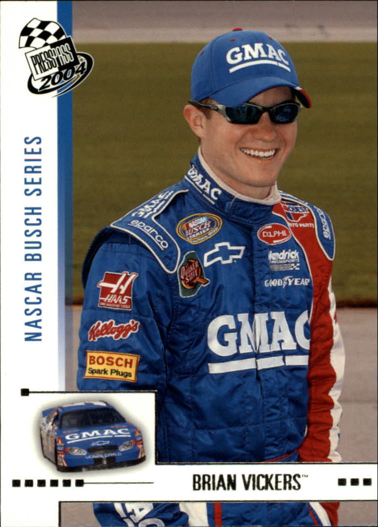 2004 Press Pass #47 Brian Vickers