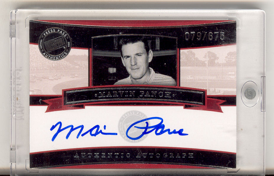 2005 Press Pass Legends Autographs Blue #6 Marvin Panch/675