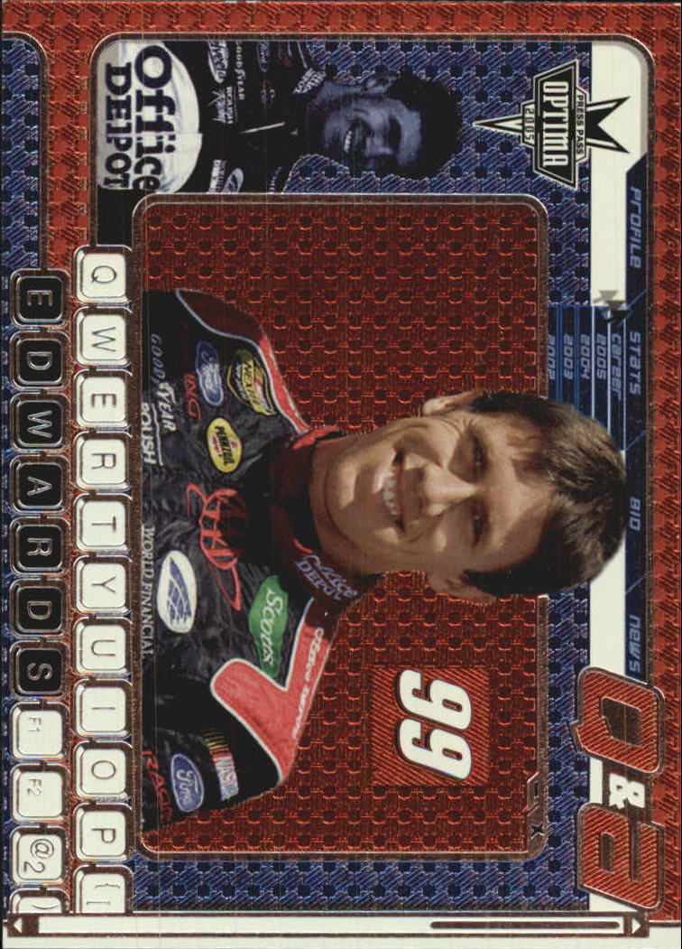2005 Press Pass Optima Q & A #QA4 Carl Edwards
