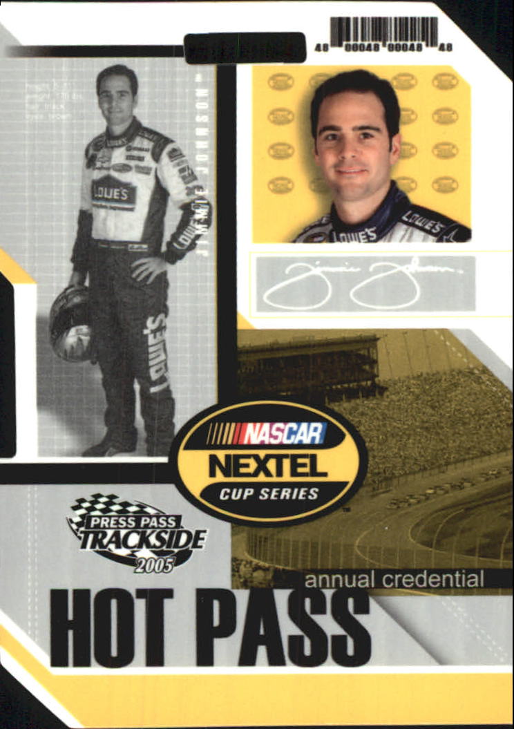 2005 Press Pass Trackside Hot Pass #8 Jimmie Johnson