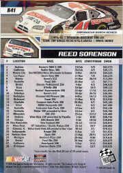 2006 Press Pass Blue #B41 Reed Sorenson NBS back image