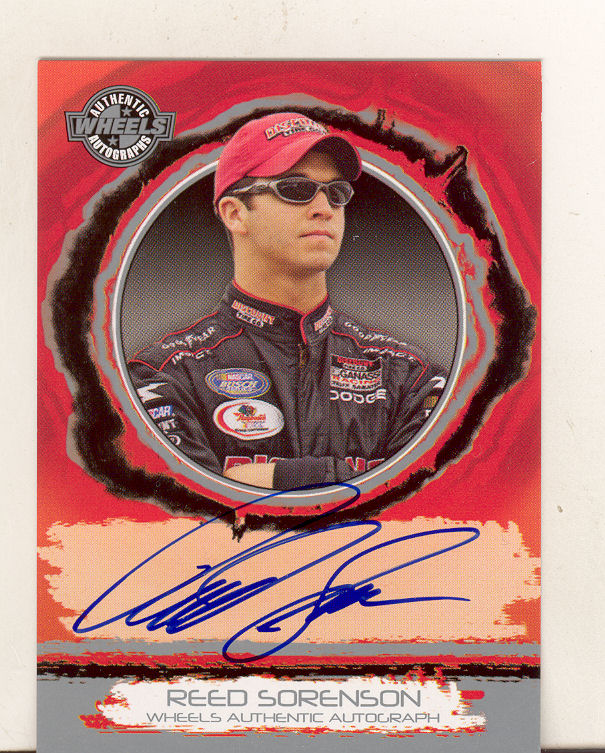 2006 Wheels Autographs #56 Reed Sorenson NBS